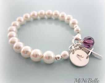 personalized baptism bracelet