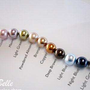 Floating White Pearl Illusion Necklace Single White Floating Pearl Illusion Necklace Wedding Jewelry image 4