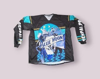 Senpai Paintball Anime Style Paintball/Airsoft Jersey - Blue Moon Parody Themed