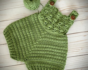 Crochet Baby Romper - Spring Romper - Baby Outfit - New Baby Gift - Spring/Easter Baby Outfit - Available in Multiply Sizes - Cotton Romper