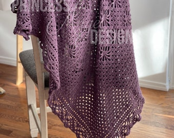 Crochet Vintage-Inspired Lace Blanket - Handcrafted Heirloom Baby Blanket - Crochet Baby Shower Gift - Crochet Baby Blanket - Keepsake Gift