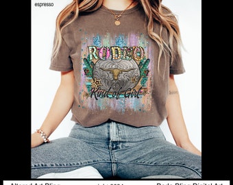 Rodeo Cowgirl T-shirts Cowgirl Mom shirt Rodeo t-shirts Comfort Color Shirts Western T-shirt Rodeo Shirt Cowgirl Gifts Rodeo Cowgirl T-Shirt