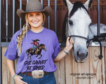 American Cowgirl T-Shirt Country Music Shirt Rodeo Cowgirl Shirt Western Women Shirt Gift for Her Cowgirl Mama Shirt Country Western gifts