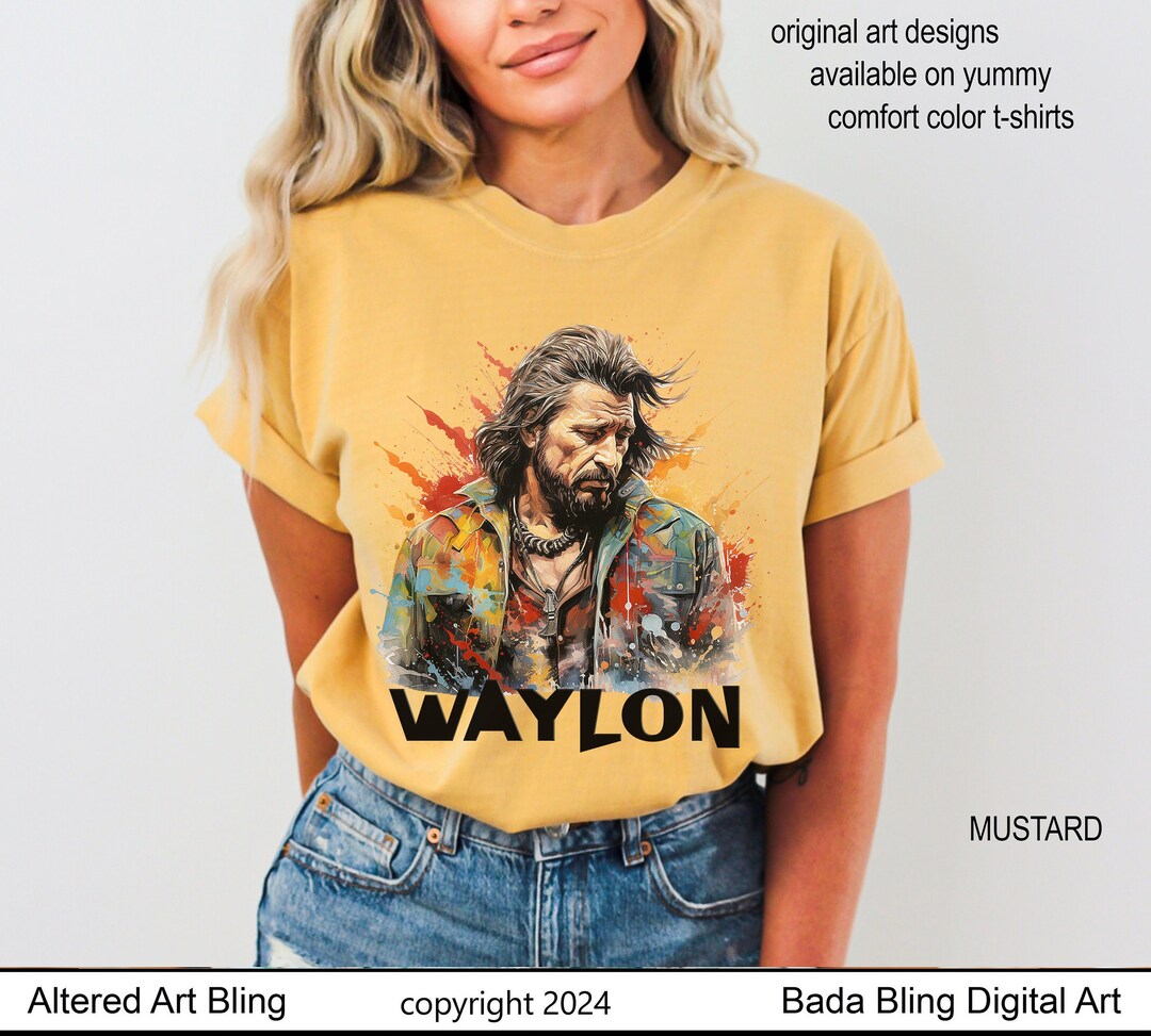 Waylon Jennings Men's Est. 1937 Slim Fit T-Shirt - Official Flying W Logo Tee