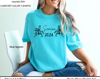 Senior 2024 shirts Cowgirl Grad T-shirts Class of 2024 Graduation Gift Retro Cowgirl Shirts Gifts For daughters, graduation gifts for girls