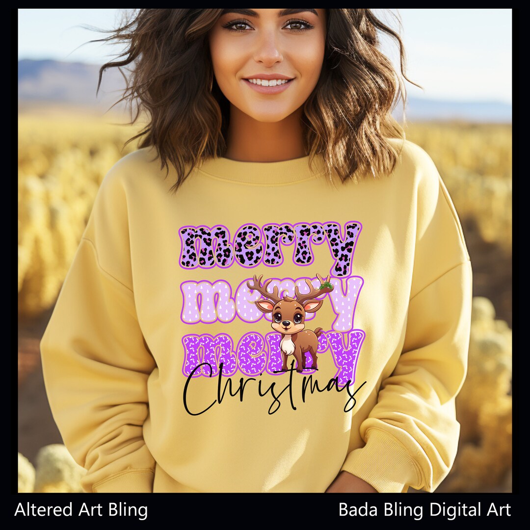 Merry Christmas Sweatshirts Comfort Color Sweatshirts Retro Etsy