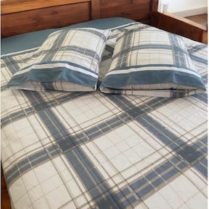 100% Cotton Fitted Sheet | Soft Natural Bed Sheet in Queen/King/Twin Sizes | Breathable & Washable | Custom Colors and Sizes Available