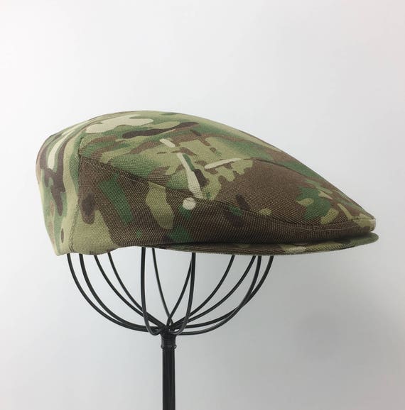 camouflage flat cap