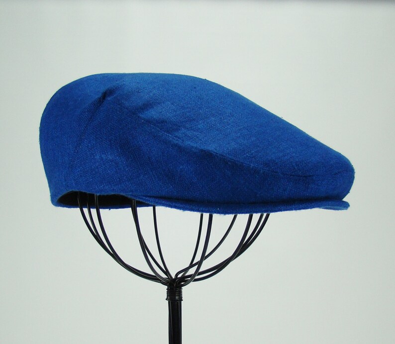 Custom Jeff Cap Handmade Flat Cap Driving Cap for Men in Dusk Etsy