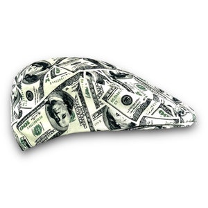 Custom Handmade Money Cotton Jeff Cap, Ivy Cap, Driving Cap for Men, Women, and Children Handmade Custom Hats image 1