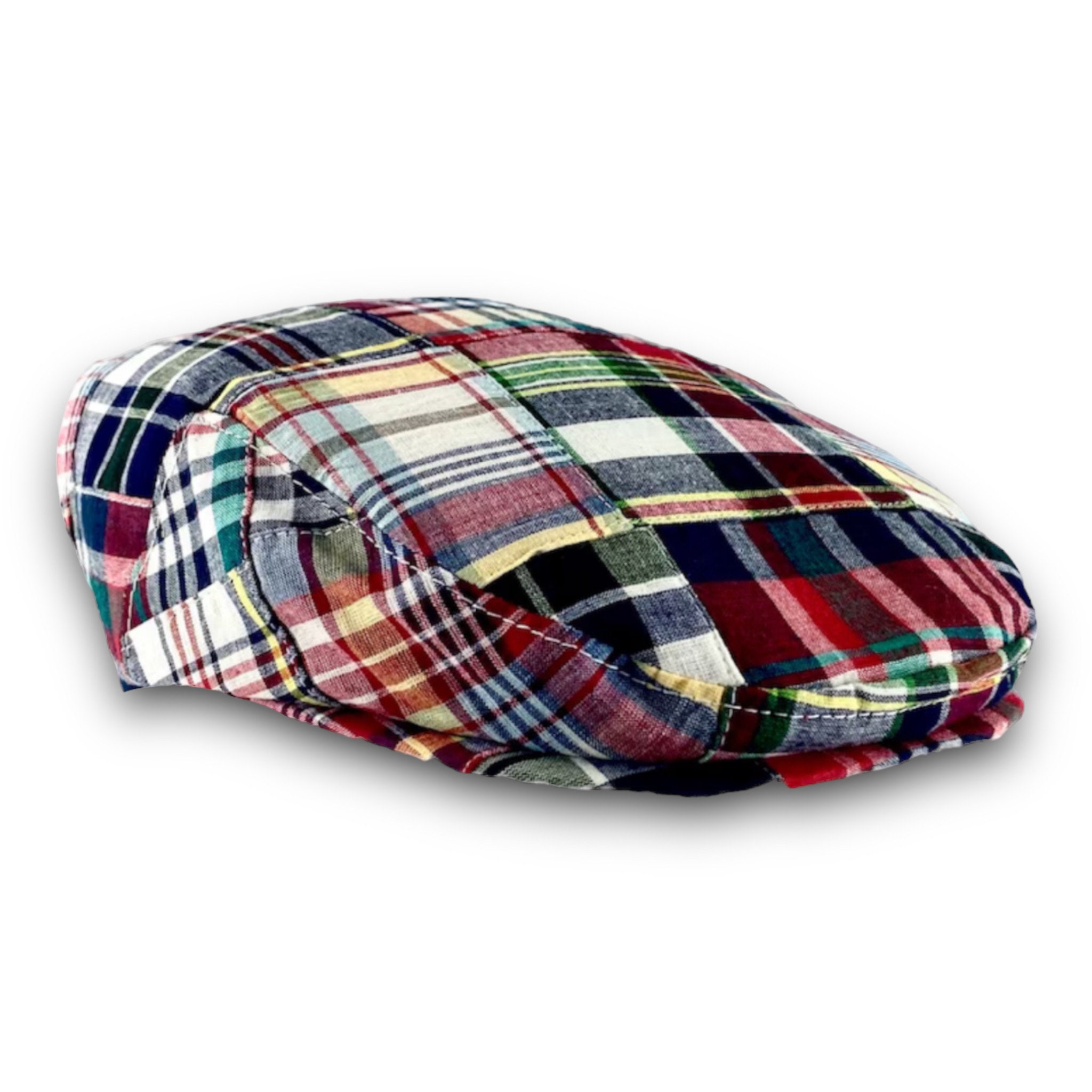 Patchwork Flat Cap - Etsy