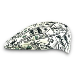 Custom Handmade Money Cotton Jeff Cap, Ivy Cap, Driving Cap for Men, Women, and Children Handmade Custom Hats image 7