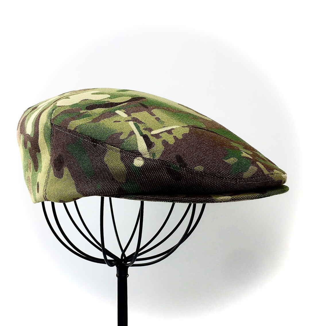 Multicam Nylon/cotton Camouflage Flat Jeff Cap Ivy Cap Etsy