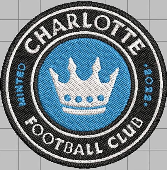 Custom Order Charlotte FC  Black Linen Flat Cap