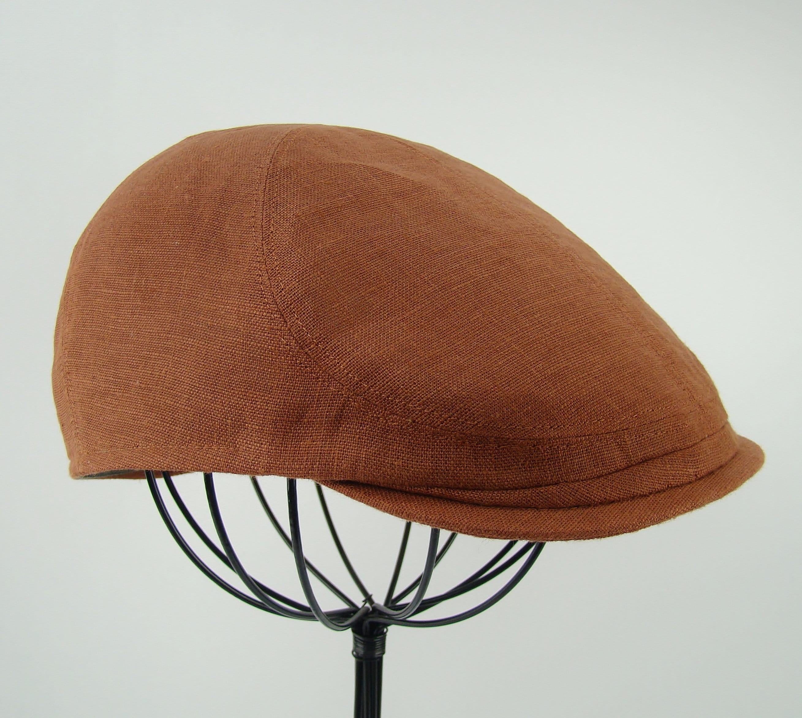 Custom 6 Panel Handmade Copper Linen 