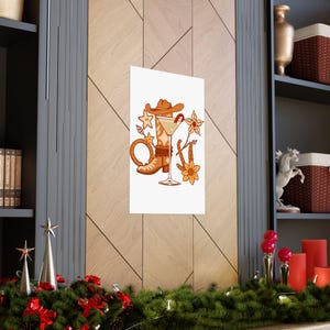Modern Western Cocktail Icon | Art Print | Wall Decor image 5