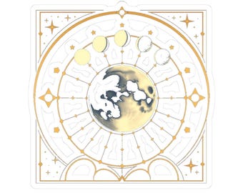 celestial printable sets | Vinyl Sticker | Weatherproof
