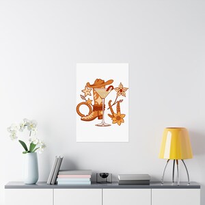 Modern Western Cocktail Icon | Art Print | Wall Decor image 8