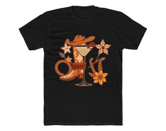 Modern Western Cocktail Icon | Graphic Tee | Unisex T-Shirt