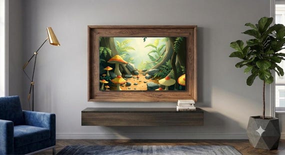 Cottagecore Mushroom Forest Printable Wall Art…
