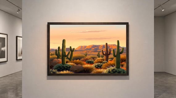 Southwestern Desert Mesas Printable Wall Art…