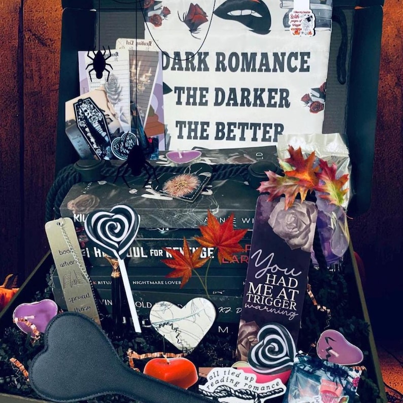 Halloween Dark Romance Book Box - DARK. SPICY. Choose Your Tropes, Toys image 1