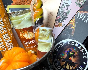 Pumpkin Spice Dark Romance Book Box -  Coffee Mug Included - Choose Your Tropes, Toys