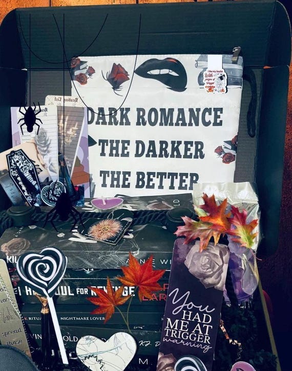 SummerWeen Halloween Dark Romance Book Box - DARK. SPICY. Choose Your Tropes, Toys