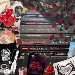 Dark Romance Book Box: Spicy Smutty Dark Reads, Themed Accessories & Surprises