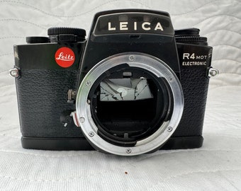 LEICA R4 Mot Electronic Body Rückschwingspielgel Kaputt Rest funktionstüchtig