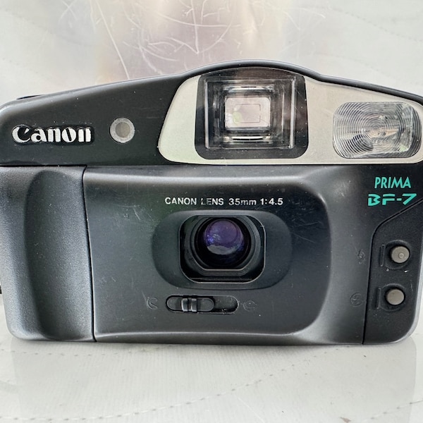 Canon Prima BF 7 Kompaktkamera Optik 35mm 1:4.5 schwarz Gebraucht