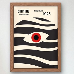 Bauhaus Mid Century Modern Print, Home deco, Arte geométrico de la pared, Cartel de calidad del museo, Minimalista, Art déco abstracto, Retro Deco, Idea de regalo