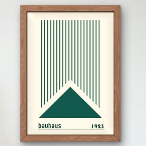 Bauhaus Mid Century Modern Print, Home deco, Arte geométrico de la pared, Cartel de calidad del museo, Minimalista, Art déco abstracto, Retro Deco, Idea de regalo