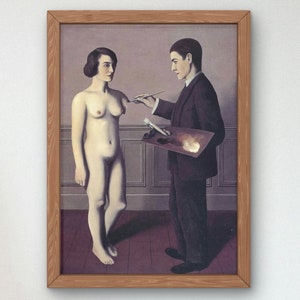 Intentando lo imposible por René Magritte 1928 Impresión de arte, calidad del museo, decoración elegante y elegante del hogar Arte de la pared, surrealismo
