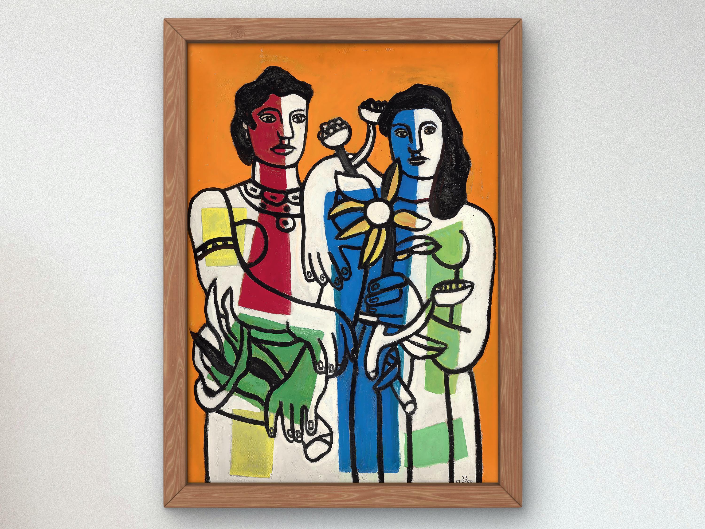 L'anniversaire by Fernand Léger, 1923 Art Print Poster, Museum