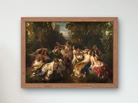 Florinda by Franz Xaver Winterhalter 1853, Museum Quality Oil