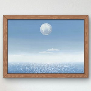 Le Miroir Invisible de René Magritte 1942 Art Print, pôster de galeria de arte de qualidade de museu, arte de parede, decoração de casa elegante e elegante, surrealismo