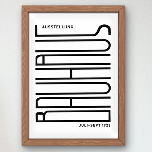 Bauhaus Mid Century Modern Print, Home deco, Arte geométrico de la pared, Cartel de calidad del museo, Minimalista, Art déco abstracto, Retro Deco, Idea de regalo