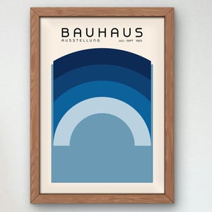 Bauhaus Mid Century Modern Print, Home deco, Arte geométrico de la pared, Cartel de calidad del museo, Minimalista, Art déco abstracto, Retro Deco, Idea de regalo