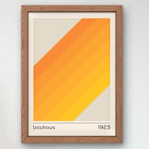 Bauhaus Mid Century Modern Print, Home deco, Arte geométrico de la pared, Cartel de calidad del museo, Minimalista, Art déco abstracto, Retro Deco, Idea de regalo