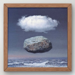 Ideias claras de René Magritte 1958, pôster da galeria de arte de qualidade do museu, impressão de arte de parede, decoração de casa elegante e elegante, surrealismo