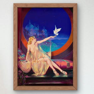 Sultana by Henry Clive 1925, Museum Quality Oil Painting print, home decor wall art, Housewarming Home Gift