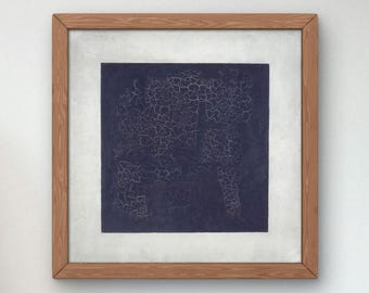 特注額装セット現代美術家 カジミール・マレーヴィッチ スウェーデン 個展ポスター 特注額装セット現代美術家 カジミール・マレーヴィッチ