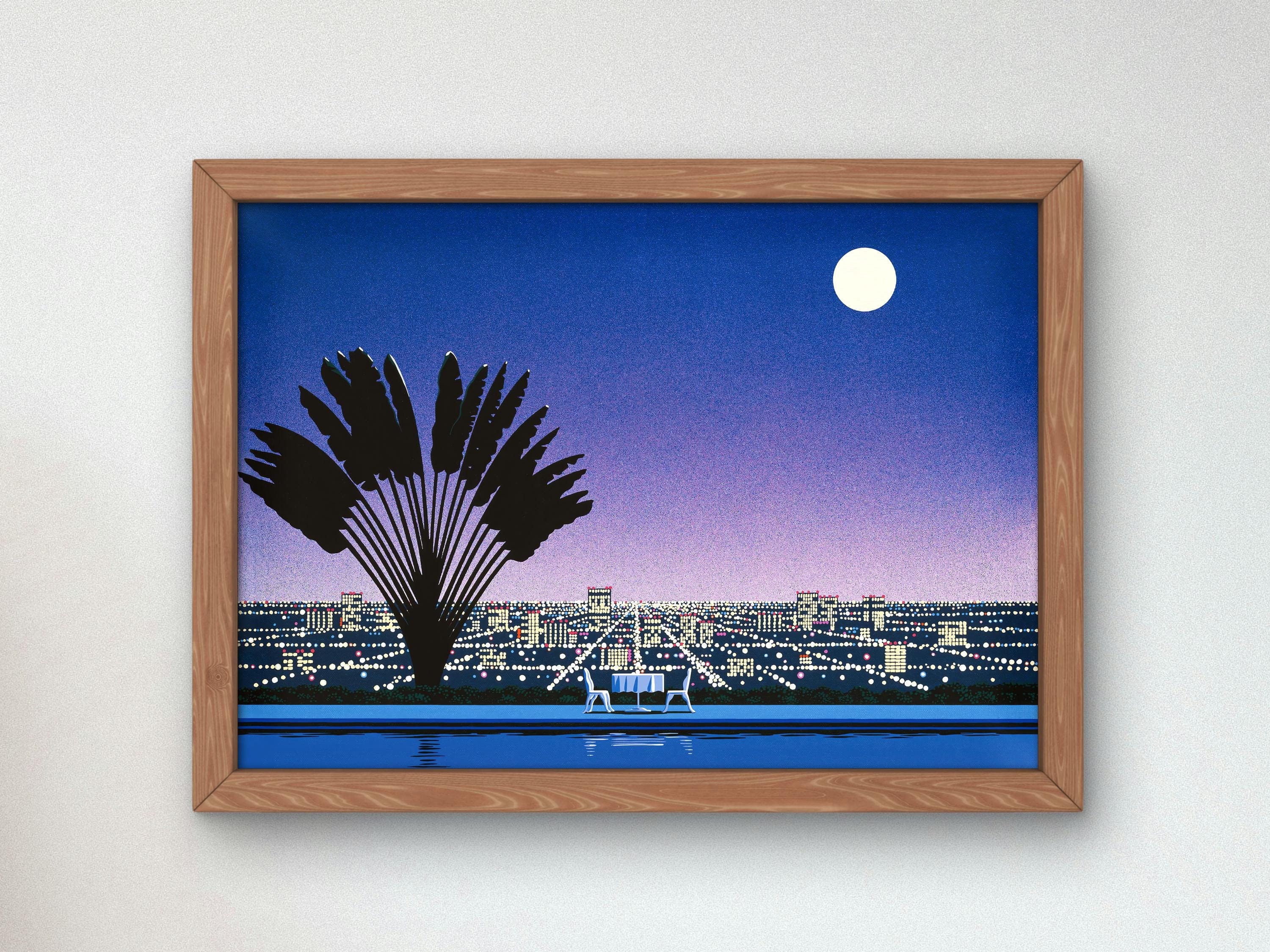Still of the Night II by Hiroshi Nagai Poster, 80's Aesthetic