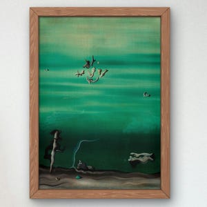 Die Liebenden von Yves Tanguy 1929, Ölgemälde in Museumsqualität, Surrealismus-Kunst, modernes Wandkunstdruck-Poster für Zuhause