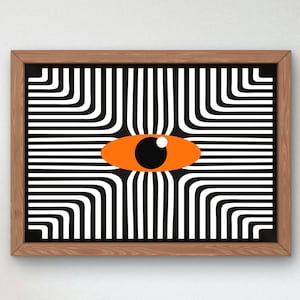 Impresión Bauhaus, Decoración casera moderna de mediados de siglo, Arte geométrico de la pared, Cartel de calidad del museo, Minimalista, Art déco abstracto, Retro Deco, Idea de regalo