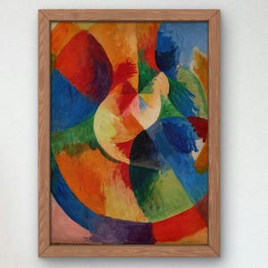 Kreisförmige Formen, Sonne von Robert Delaunay 1912, Museumsqualitätsdruck, moderne Kunst, Wohndeko-Wandkunst-Poster, Einweihungskunst, Geschenk
