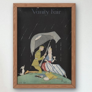 Vanity Fair Cover May 1918 Vintage Magazine Cover, Museum Quality print, Modern Art Poster, Retro Wall Illustration