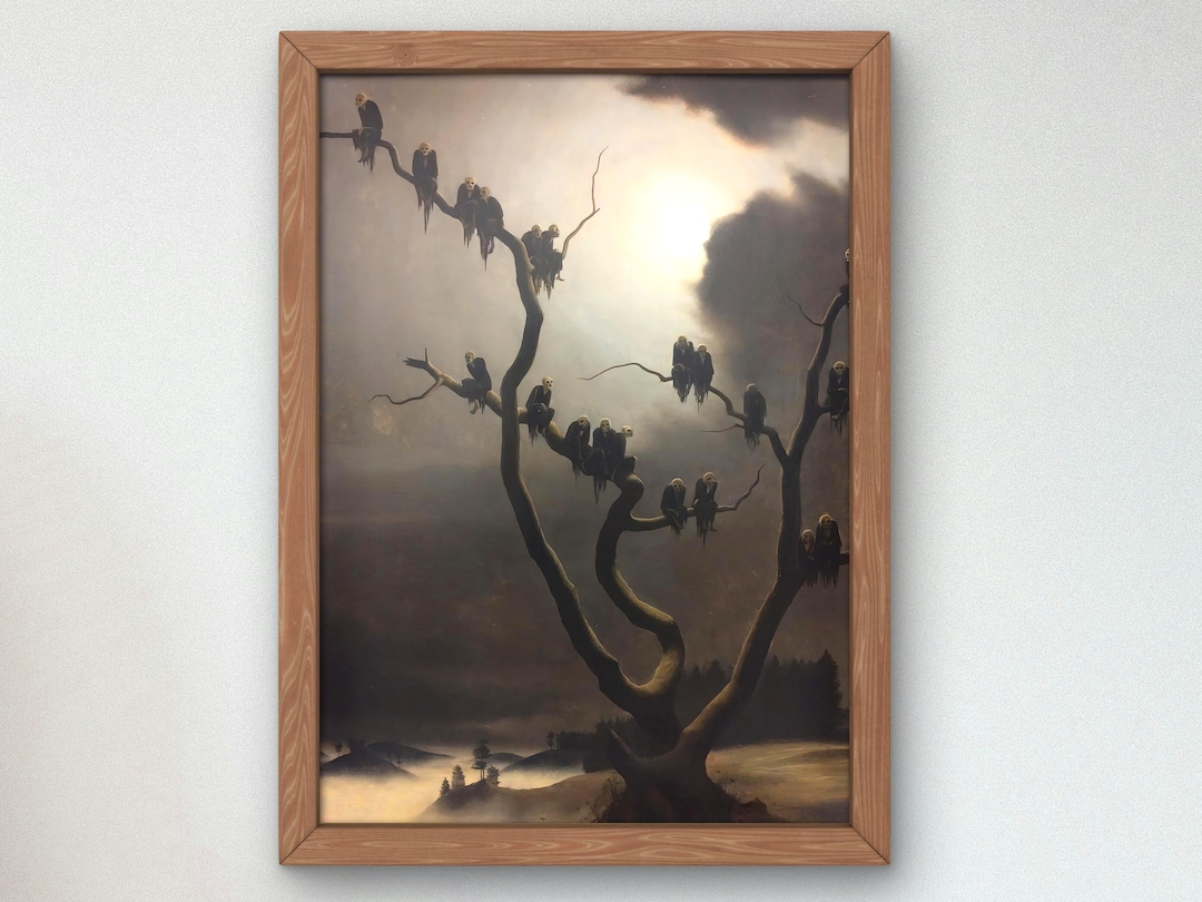Ghosts on a Tree by Franz Sedlacek 1933, Creepy Art, Museum