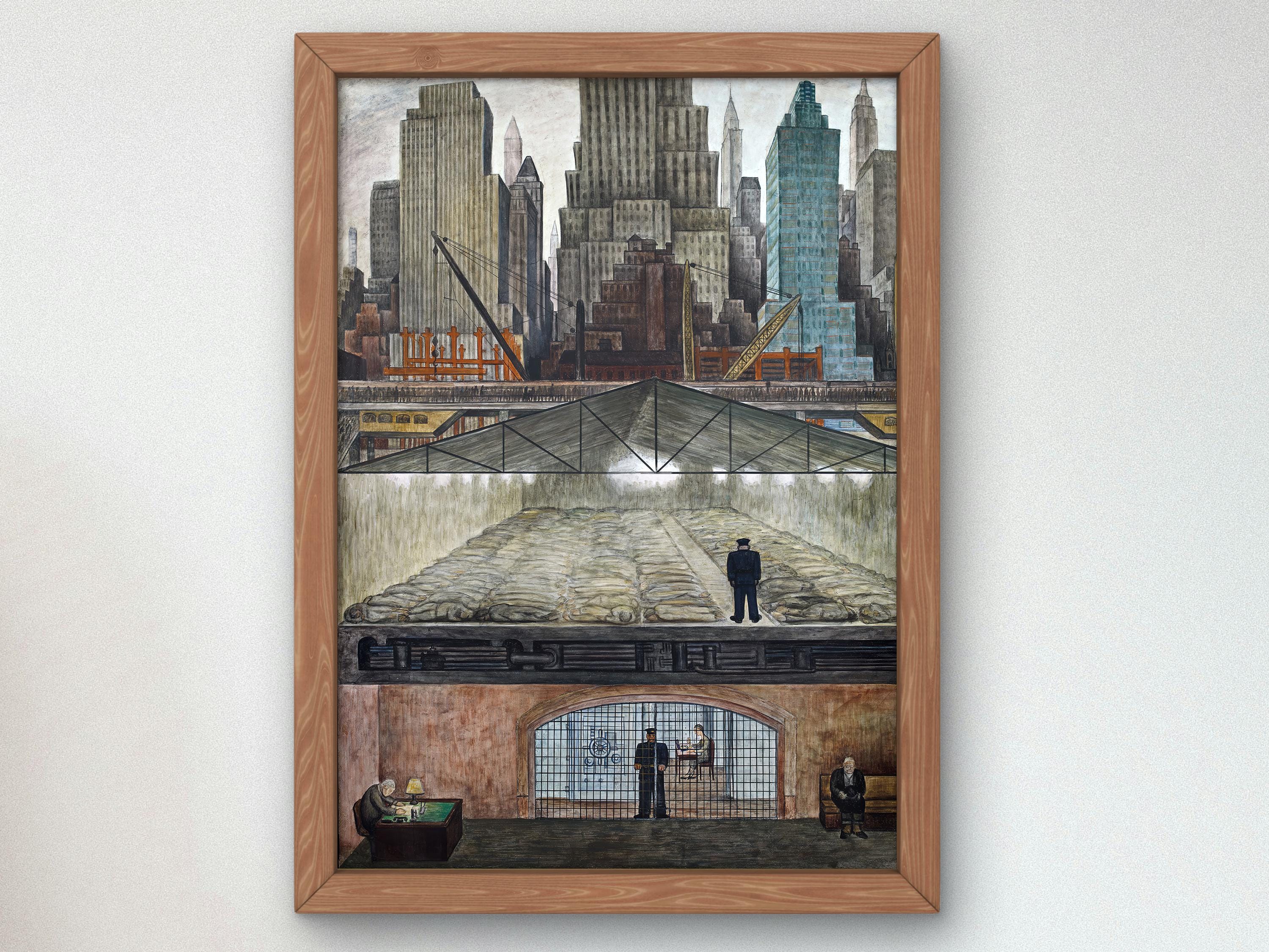 Frozen Assets by Diego Rivera 1931 Art Print, Museum Quality Oil